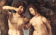 GOSSAERT, Jan (Mabuse) Adam and Eve (detail) sdg oil painting picture wholesale